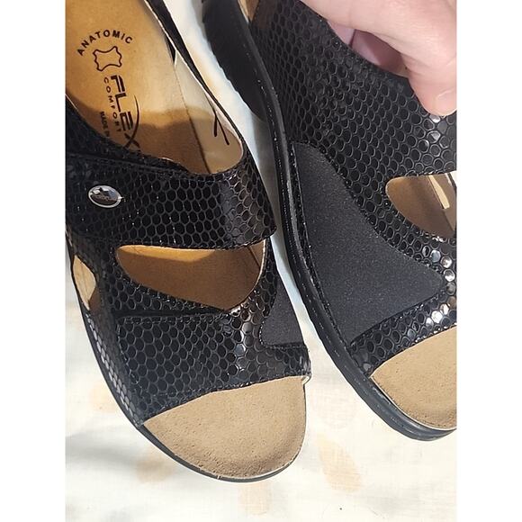 Flexus Italian Comfort by Spring Step Sandals sz 42 (11) Buckle Genuine Leather - Picture 5 of 9